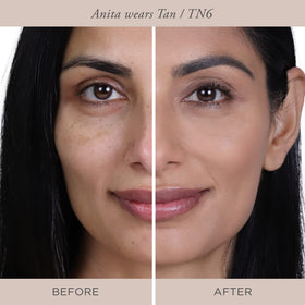 PÜR MINERALS targeted application showing concealer use to hide blemishes effectively