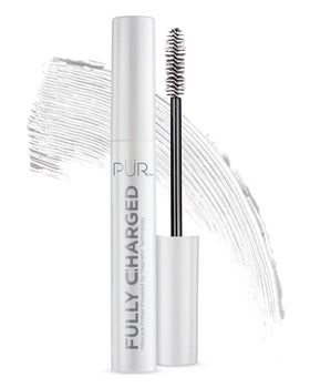PÜR MINERALS front tube view showing travel-size primer and easy storage benefit
