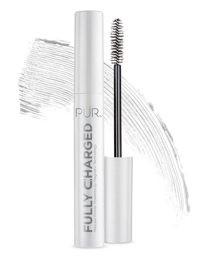 PÜR MINERALS front tube view showing travel-size primer and easy storage benefit