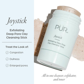 PÜR MINERALS close-up of creamy clay texture highlighting clarifying action