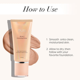 PÜR MINERALS product next to cruelty-free badge signaling vegan benefit