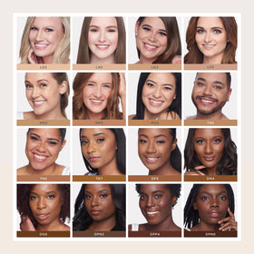 PÜR MINERALS concealer applied under-eye demonstrating brightening effect and smoothing benefit