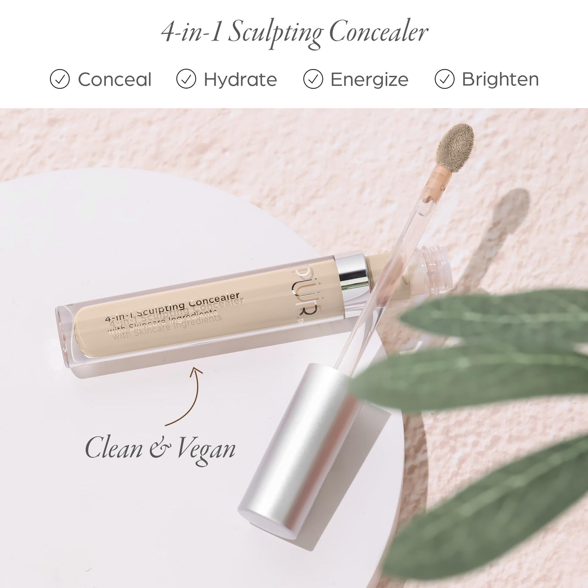 PÜR MINERALS close-up texture swirl highlighting creamy, hydrating finish