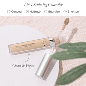 PÜR MINERALS push-up applicator exposed for precise spot application and travel convenience