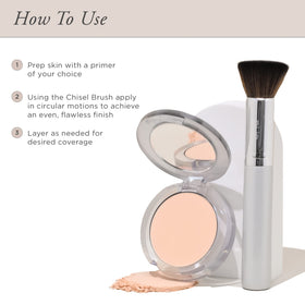 PÜR MINERALS compact on vanity styled for everyday use and effortless beauty routine