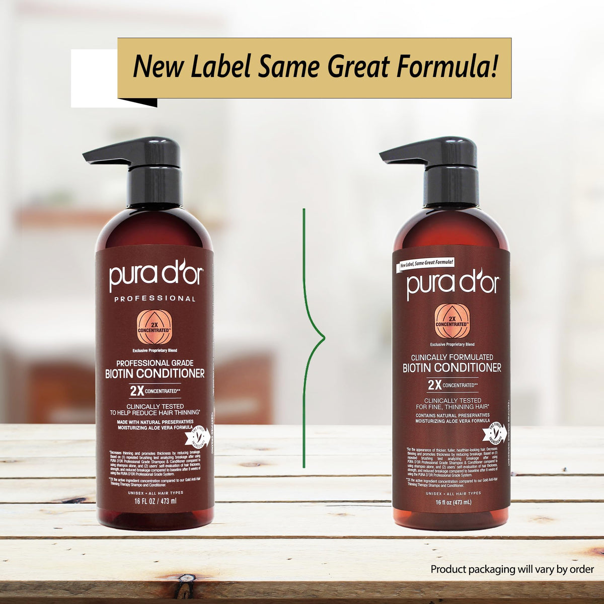 PURA D'OR conditioner being applied in shower for smoother strands