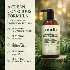 PURA D'OR argan oil and pumpkin extract highlighting nourishing botanicals