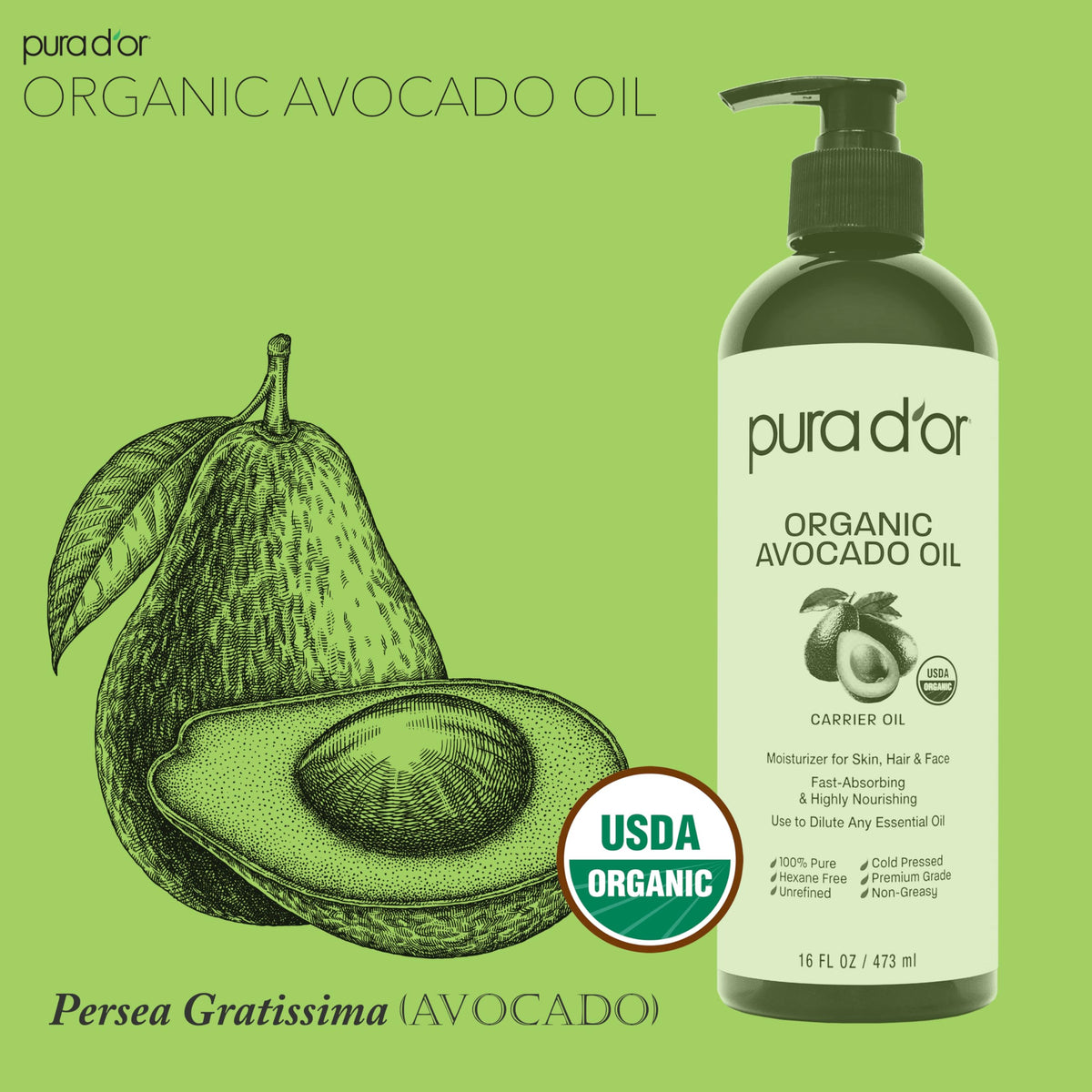 PURA D'OR used in a hand massage showing skin hydration and relaxation benefit