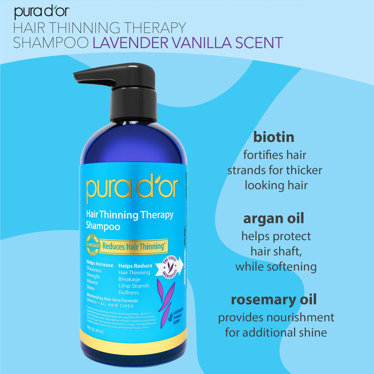 PURA D'OR close-up lather texture demonstrating creamy, nourishing foam