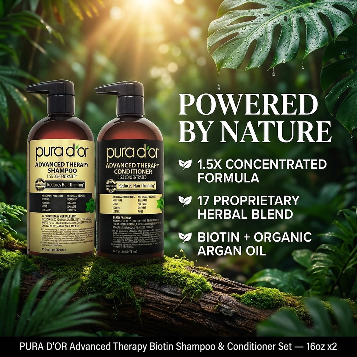 PURA D'OR conditioner cream close-up showing smooth texture benefit