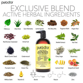 PURA D'OR conditioner cream texture showing deep moisturizing action