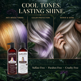PURA D'OR conditioner cream texture highlighting rich hydration and smoothing