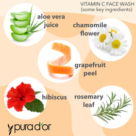 PURA D'OR close-up of creamy foam texture for gentle cleansing benefit