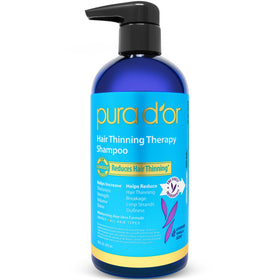 PURA D'OR front bottle showing lavender vanilla scent for gentle cleansing