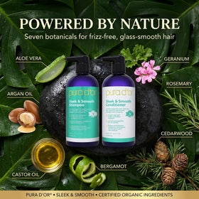 PURA D'OR shampoo lather texture demonstrating gentle foaming and effective cleanse