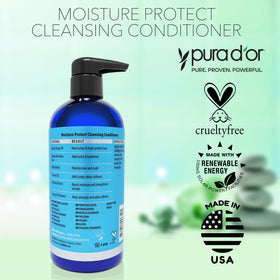 PURA D'OR on bathroom shelf lifestyle display suggesting routine