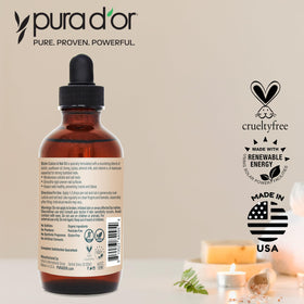 PURA D'OR hand application scene demonstrating hydrated cuticles benefit