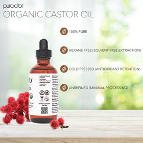 PURA D'OR massaged into nails and cuticles for stronger, hydrated nail beds