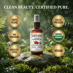 PURA D'OR application on wrist showing instant hydration and glow