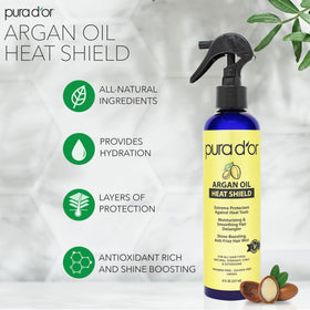 PURA D'OR fine mist close-up illustrating lightweight thermal protection