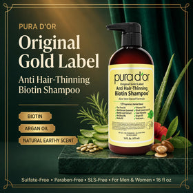 PURA D'OR creamy lather close-up demonstrating gentle foaming action