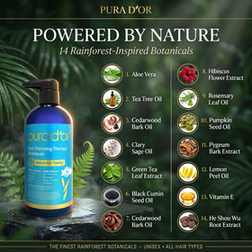 PURA D'OR shampoo lather texture close-up highlighting gentle foam and conditioning feel