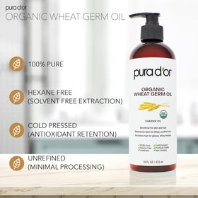 PURA D'OR oil applied on hands demonstrating hydration benefit