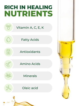 PURA VIDA MORINGA facial serum application showing hydrated skin benefit