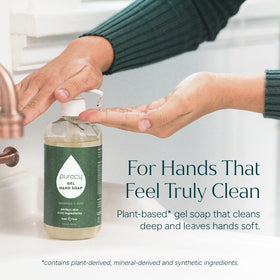 puracy label close-up highlighting clean formula and ingredient clarity