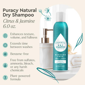 Puracy spray action mist demonstrating even application for quick refresh