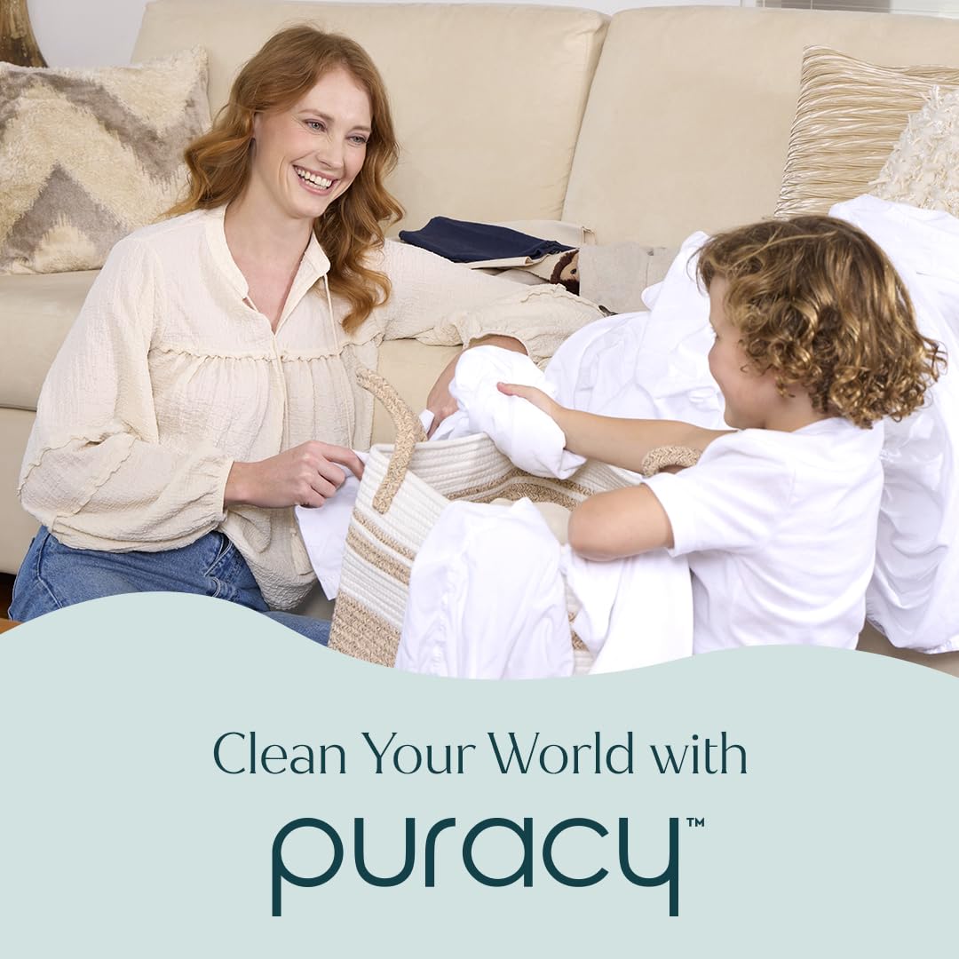 Puracy two-pack staged on shelf indicating refill readiness and value