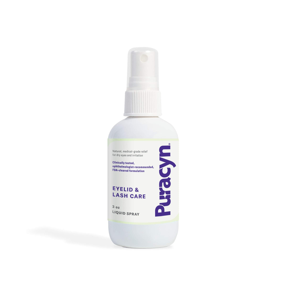 Puracyn front label showing 3 oz bottle and benefits