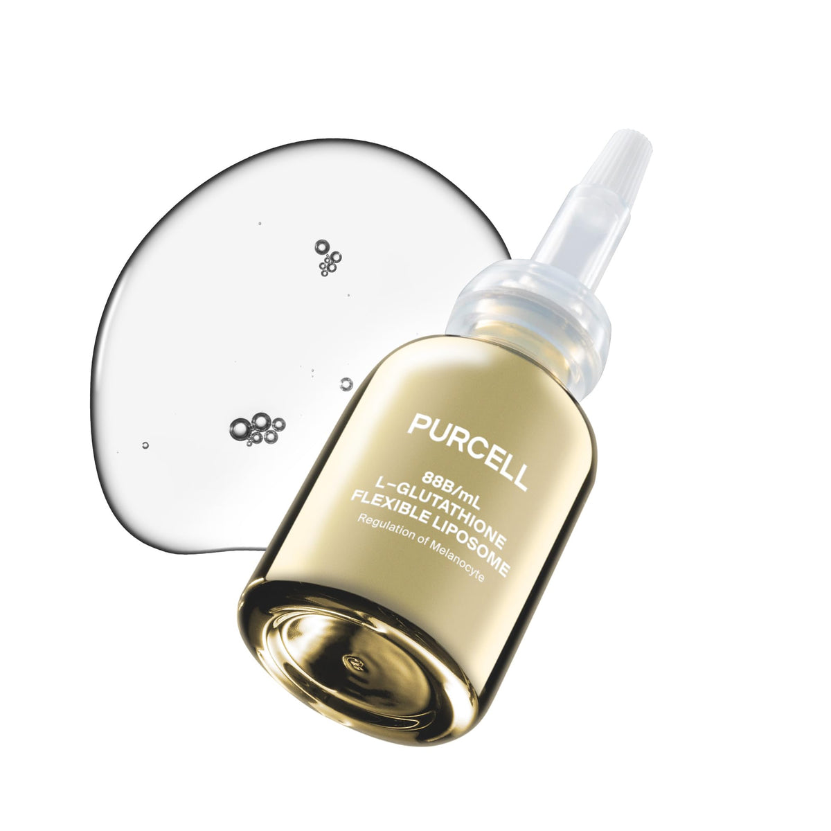 PURCELL front packaging shows clear bottle and label for easy identification and trust
