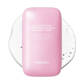 PURCELL front packaging showing 1.85 fl oz bottle and clean branding benefits hydration