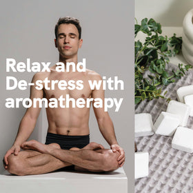 Pure Athlete lifestyle shot after run conveying quick refresh and relaxation