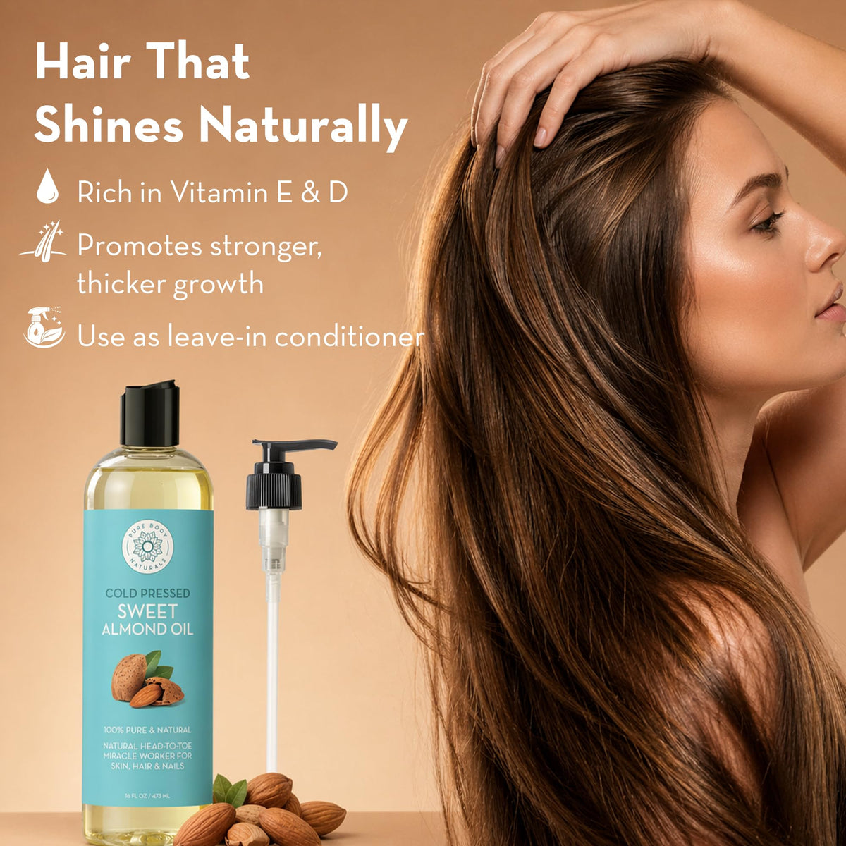 Pure Body Naturals close label shot showing cold-pressed purity
