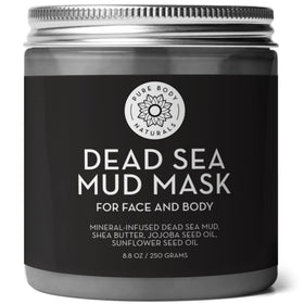 Pure Body Naturals tub front view showing product name and size for clear identification