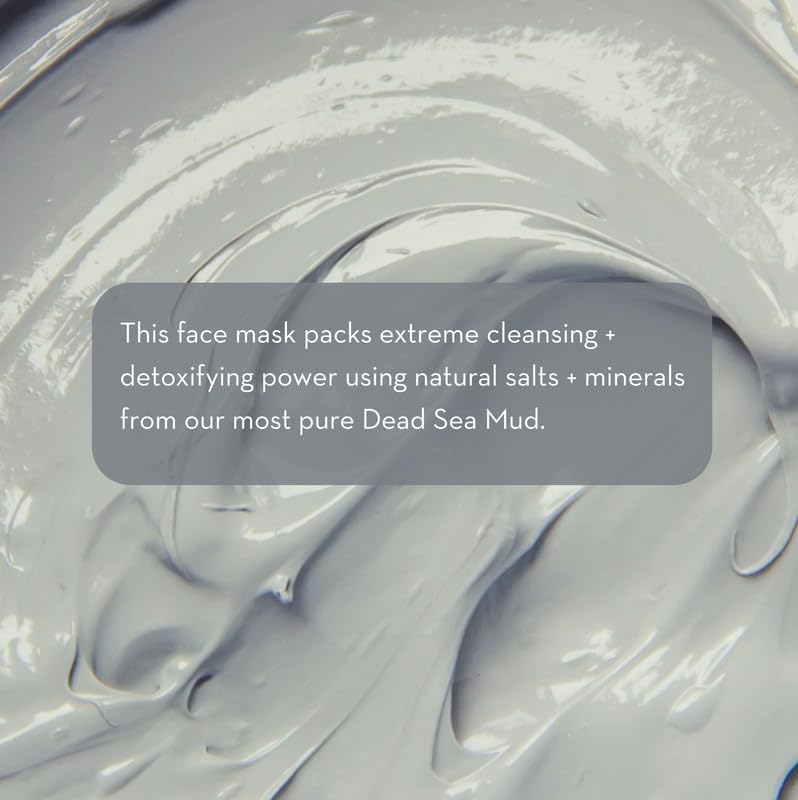 Pure Body Naturals mud texture close-up highlighting smooth spreadability and mineral granules