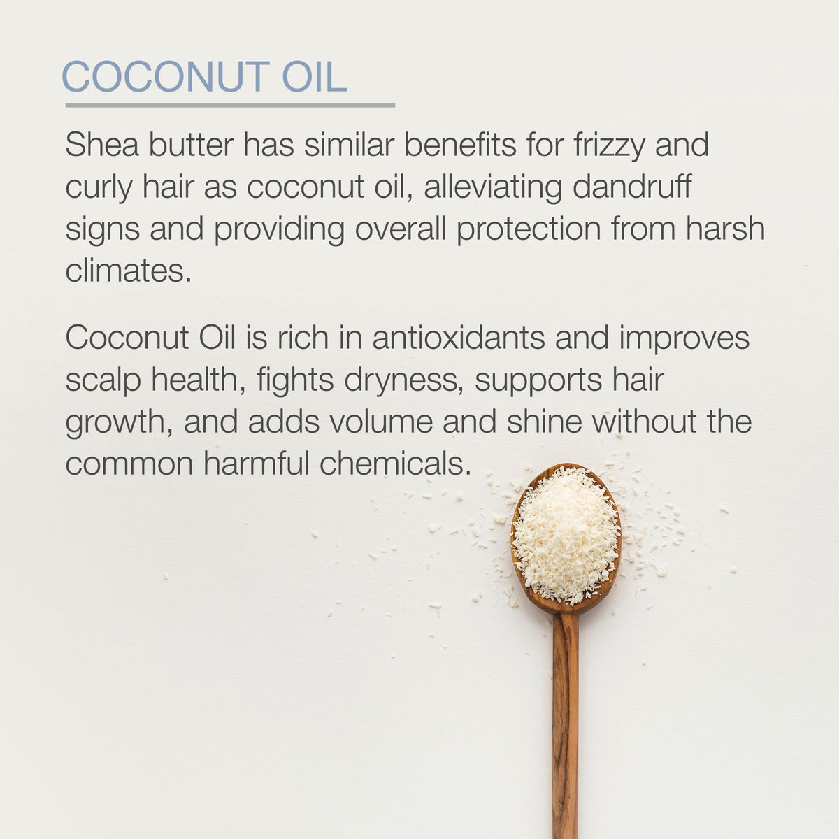 Pure Body Naturals applied in shower on damp hair showing smooth detangling benefit