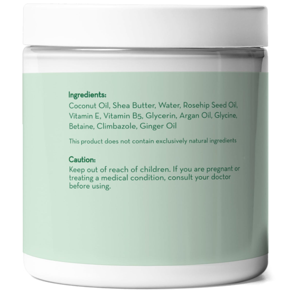 Pure Body Naturals coconut and shea butter ingredients staged to show natural nourishment