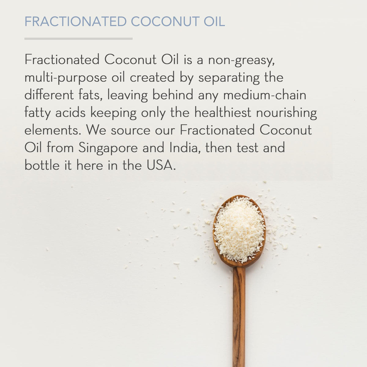 Pure Body Naturals applied to hands for quick absorption and moisturize benefit