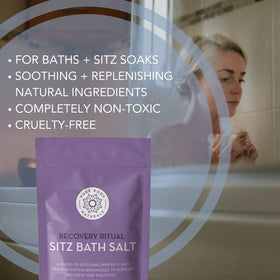 Pure Body Naturals padsicle demonstration for gentle postpartum application
