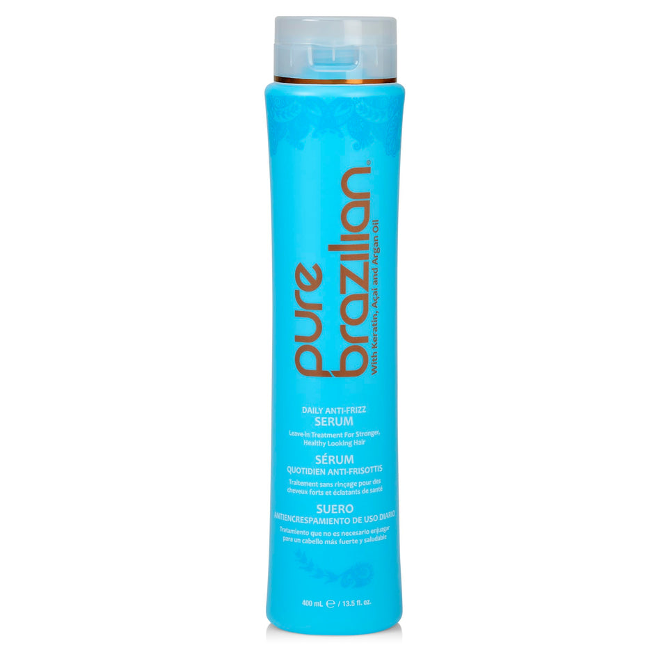 Pure Brazilian front packaging showing bottle and brand for salon-quality protection