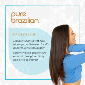 Pure Brazilian deep conditioning masque open jar revealing creamy moisturizing formula