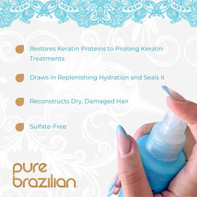 pure brazilian pump detail highlighting dispensing control for measured application