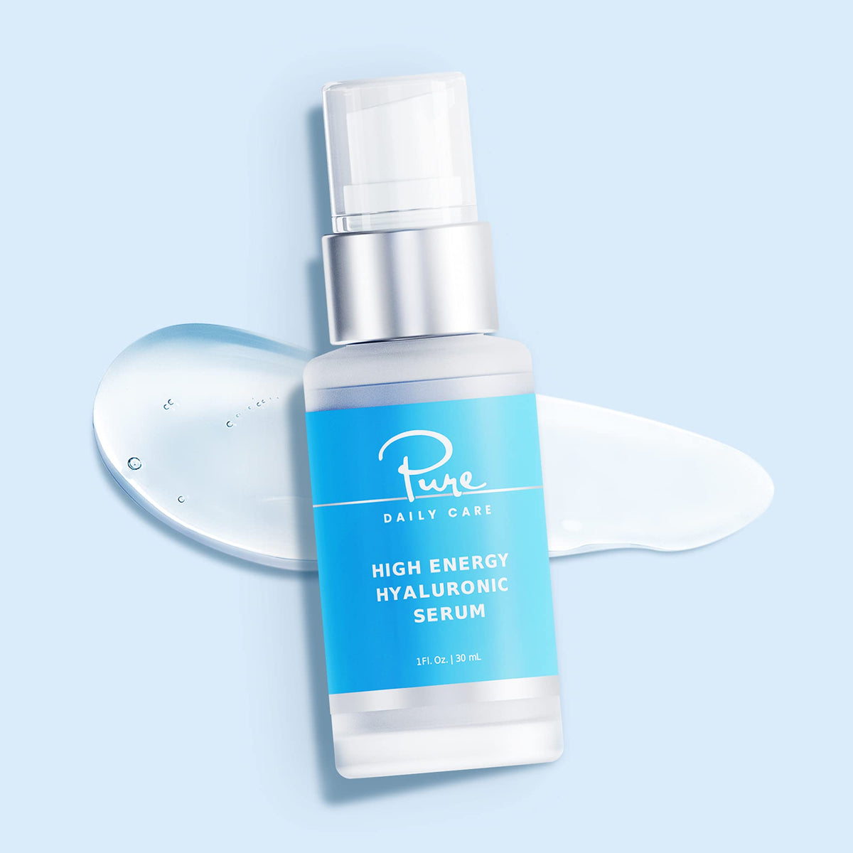 Pure Daily Care serum applied during skincare routine to boost hydration benefits