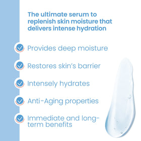Pure Daily Care serum texture on skin demonstrating lightweight absorption