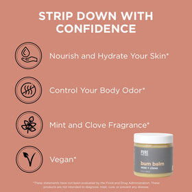 Pure for Men open jar showing raw shea butter texture for deep hydration