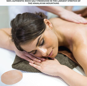 Pure Himalayan Salt Works stone edge detail showing craftsmanship for targeted pressure