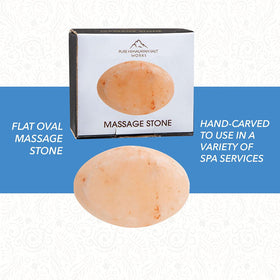 Pure Himalayan Salt Works stone held in hand to show scale and ergonomic comfort